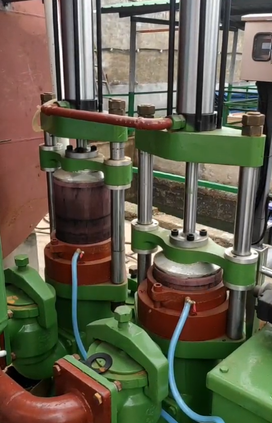 节能型柱塞泥浆泵在砖厂脱硫废水处理使用现场